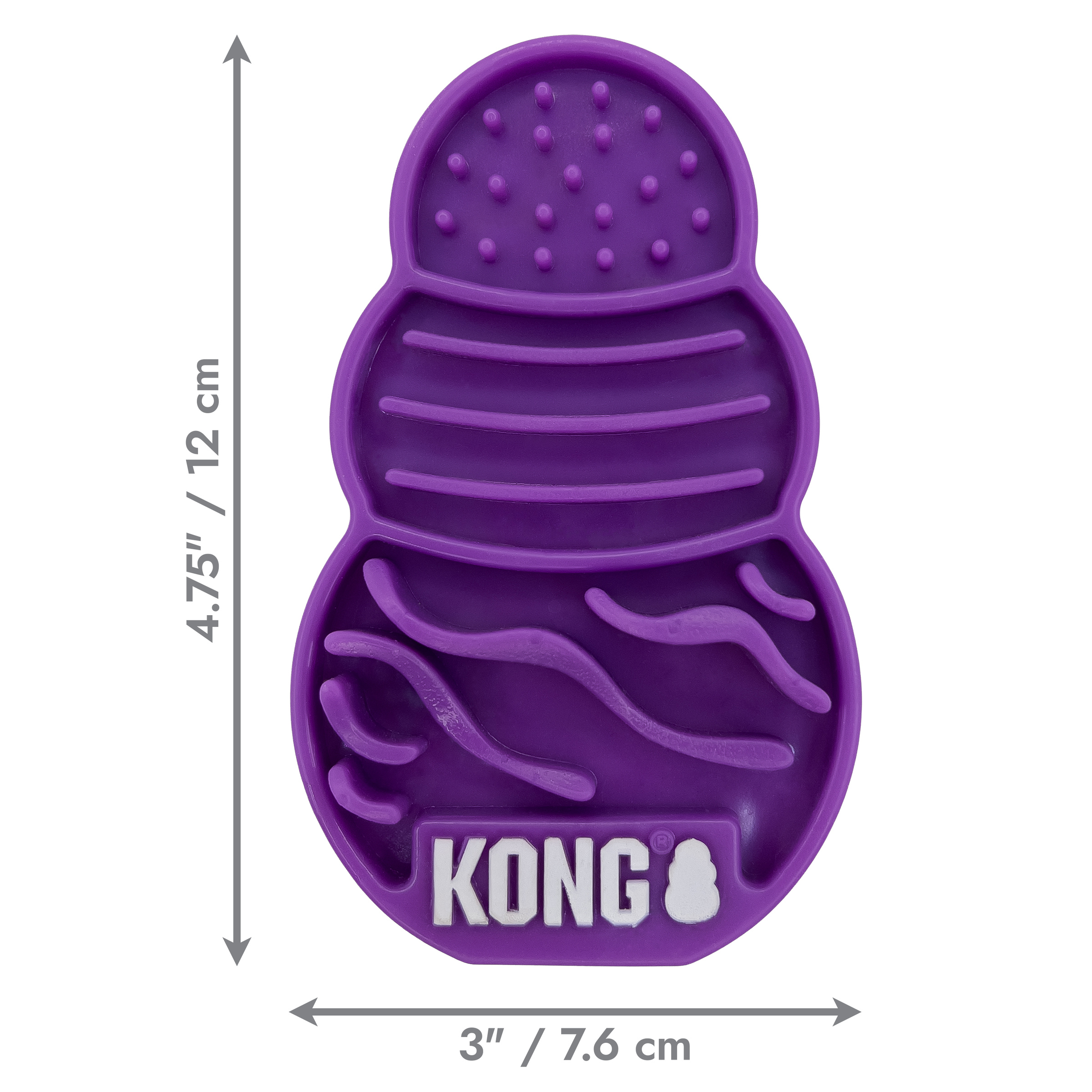 KONG Licks Treat Dispenser Cat Purple S - Image 2