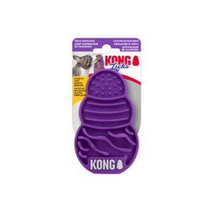 KONG Licks Treat Dispenser Cat Purple S