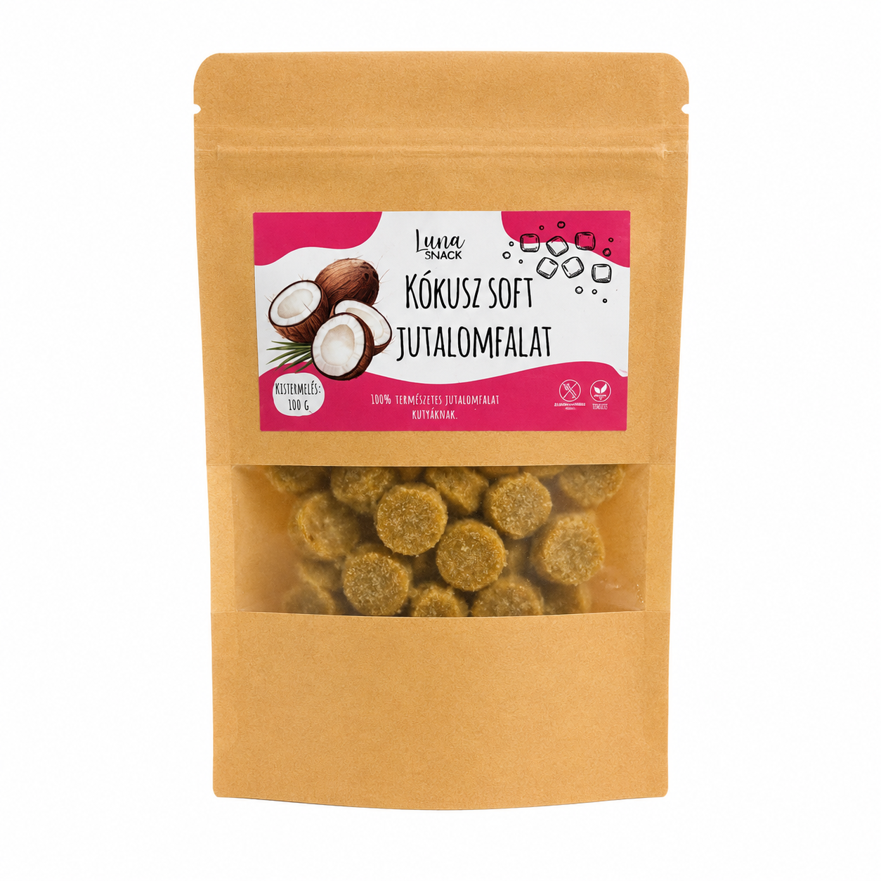 Luna Snack – Kókusz soft jutalomfalat 100 g