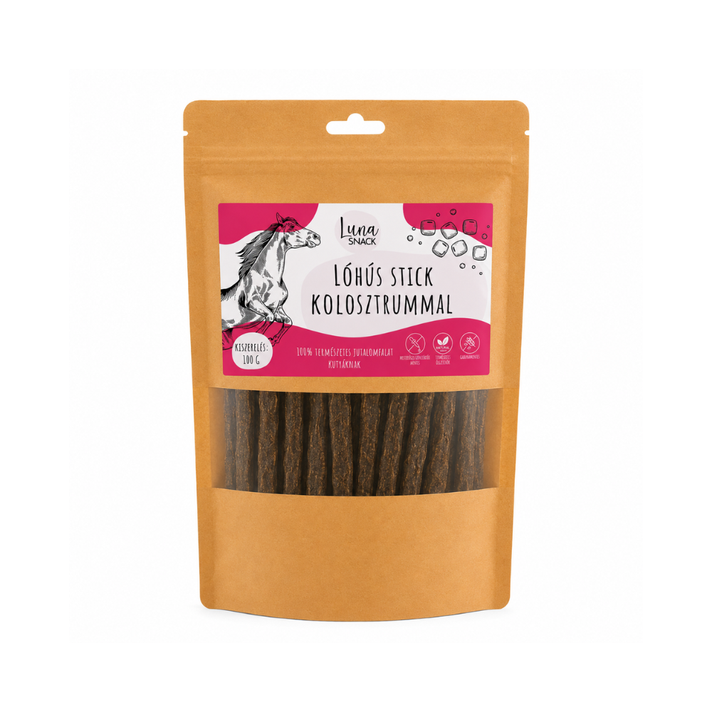 Luna Snack – Lóhús stick kolosztrummal