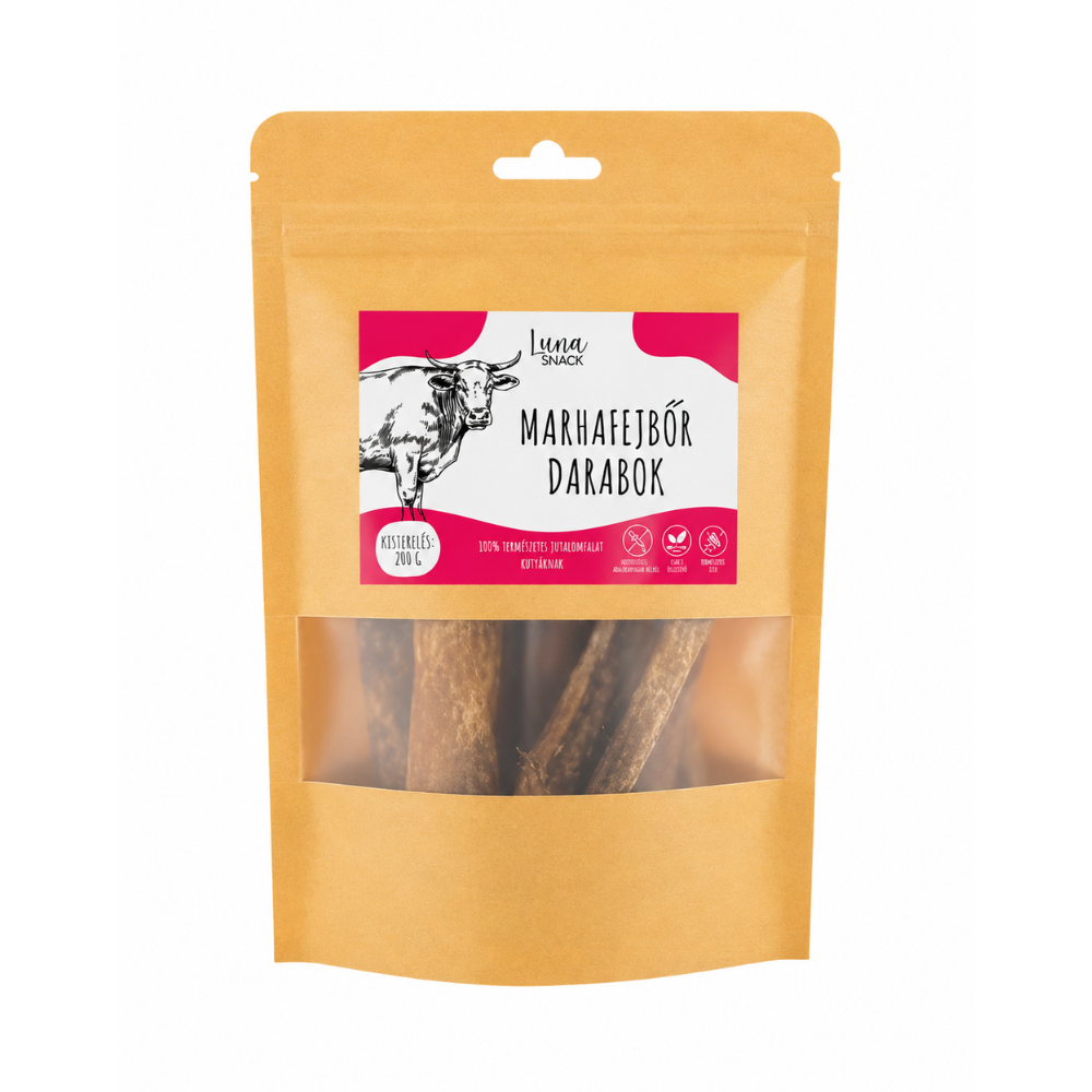 Luna Snack - Marhafejbőr darabok