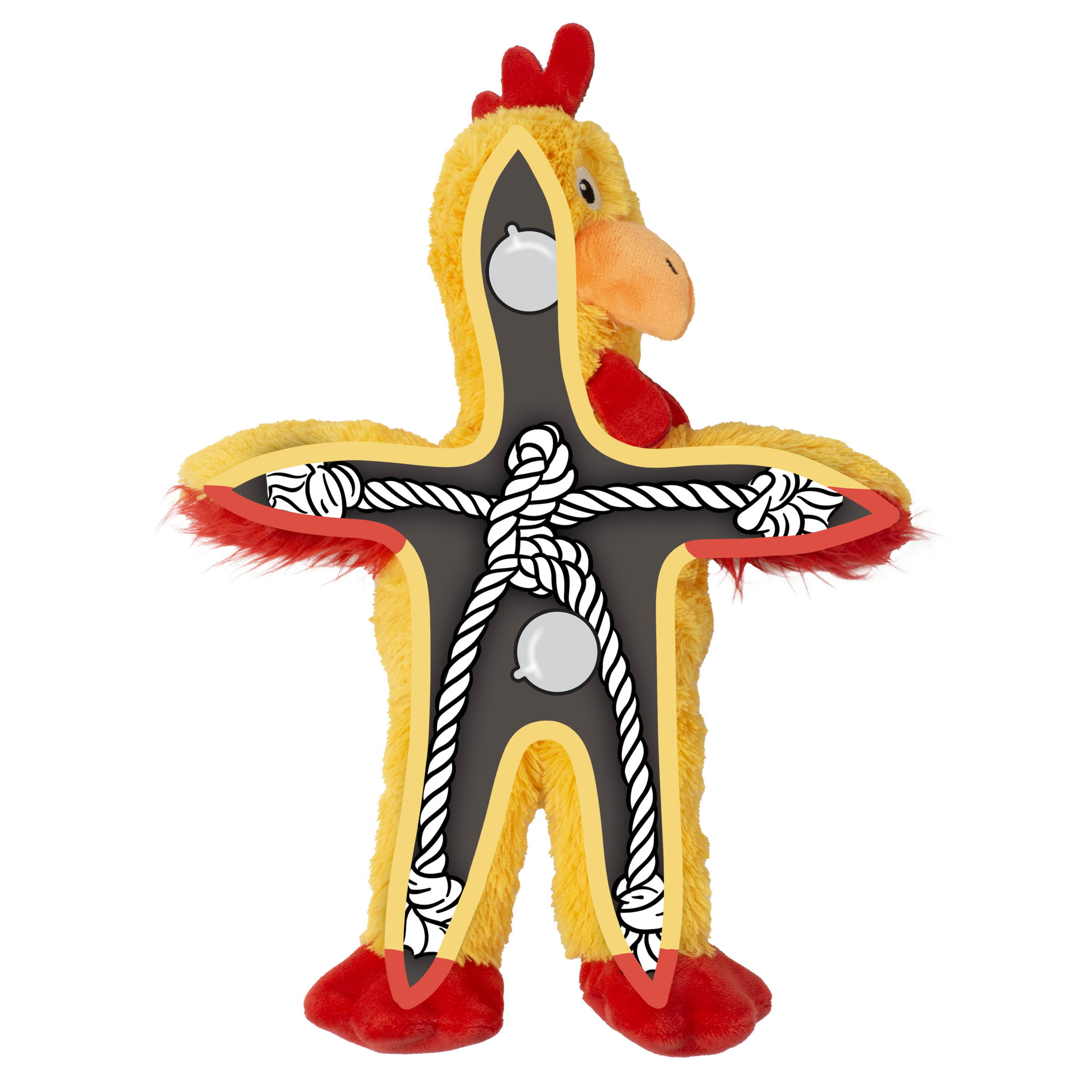 Kong Knots Chicken M/L - Image 3