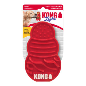 KONG Licks Treat Dispenser Red