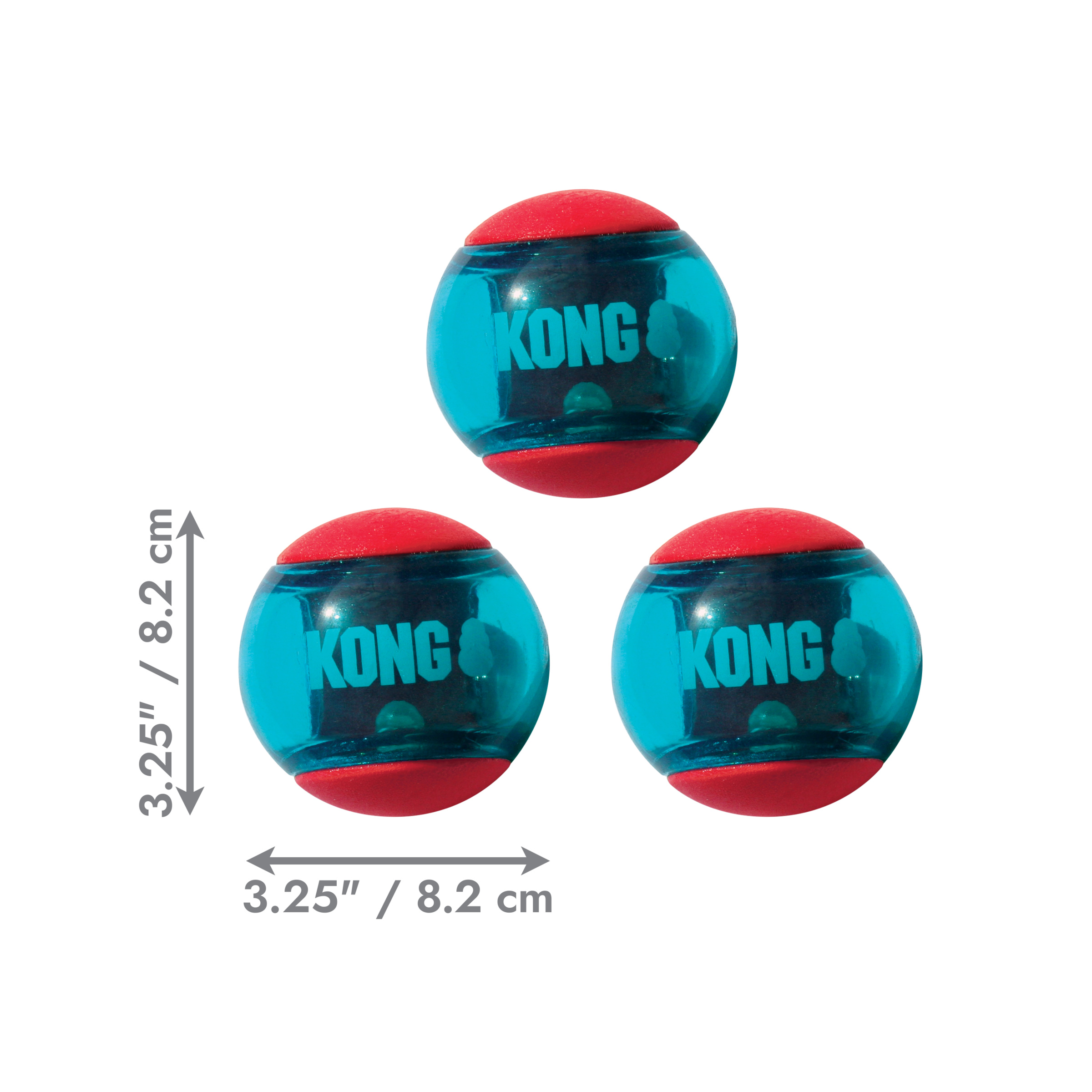 KONG Squeezz® Action Ball Red L (2 db) - Image 2