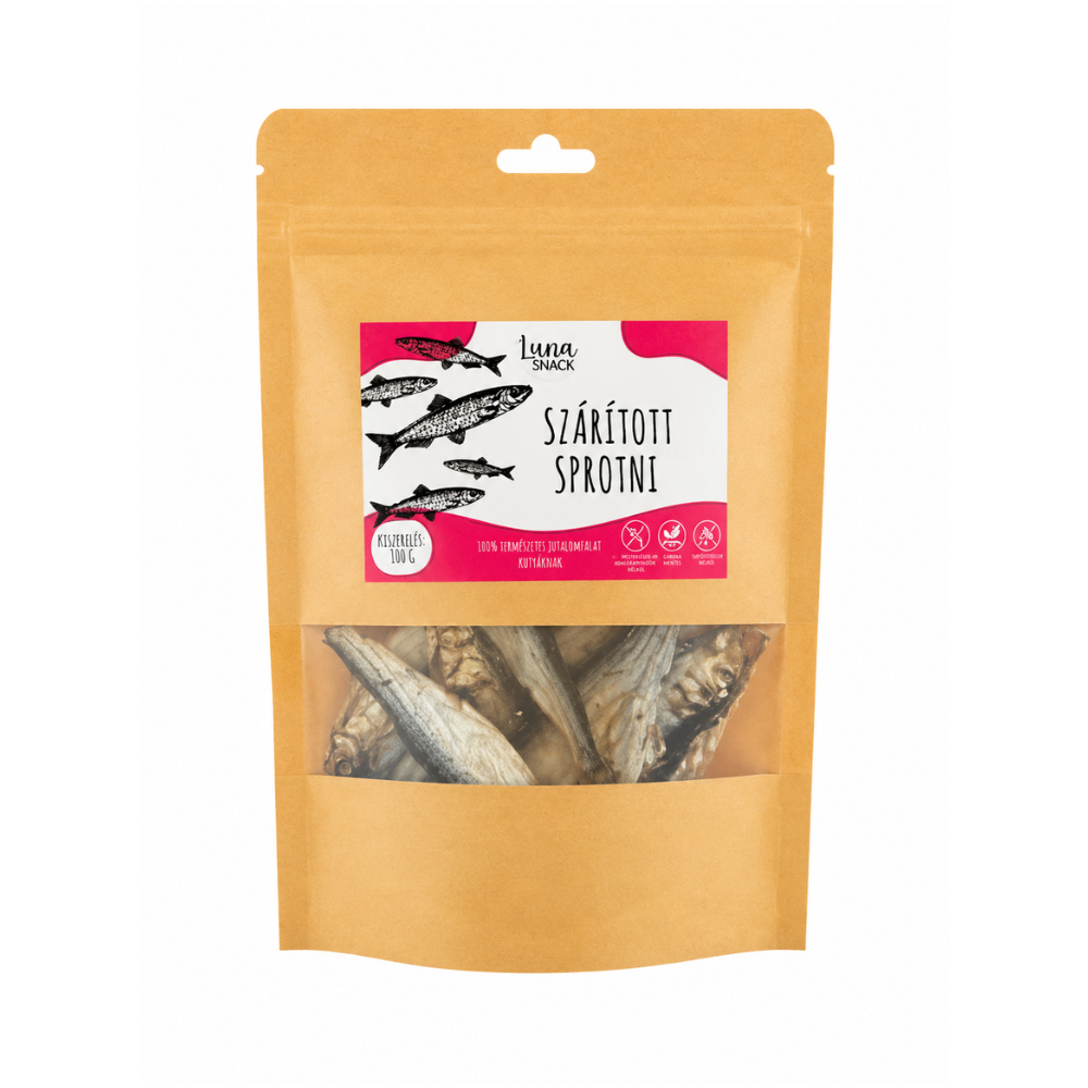 Luna Snack - Szárított szprotni