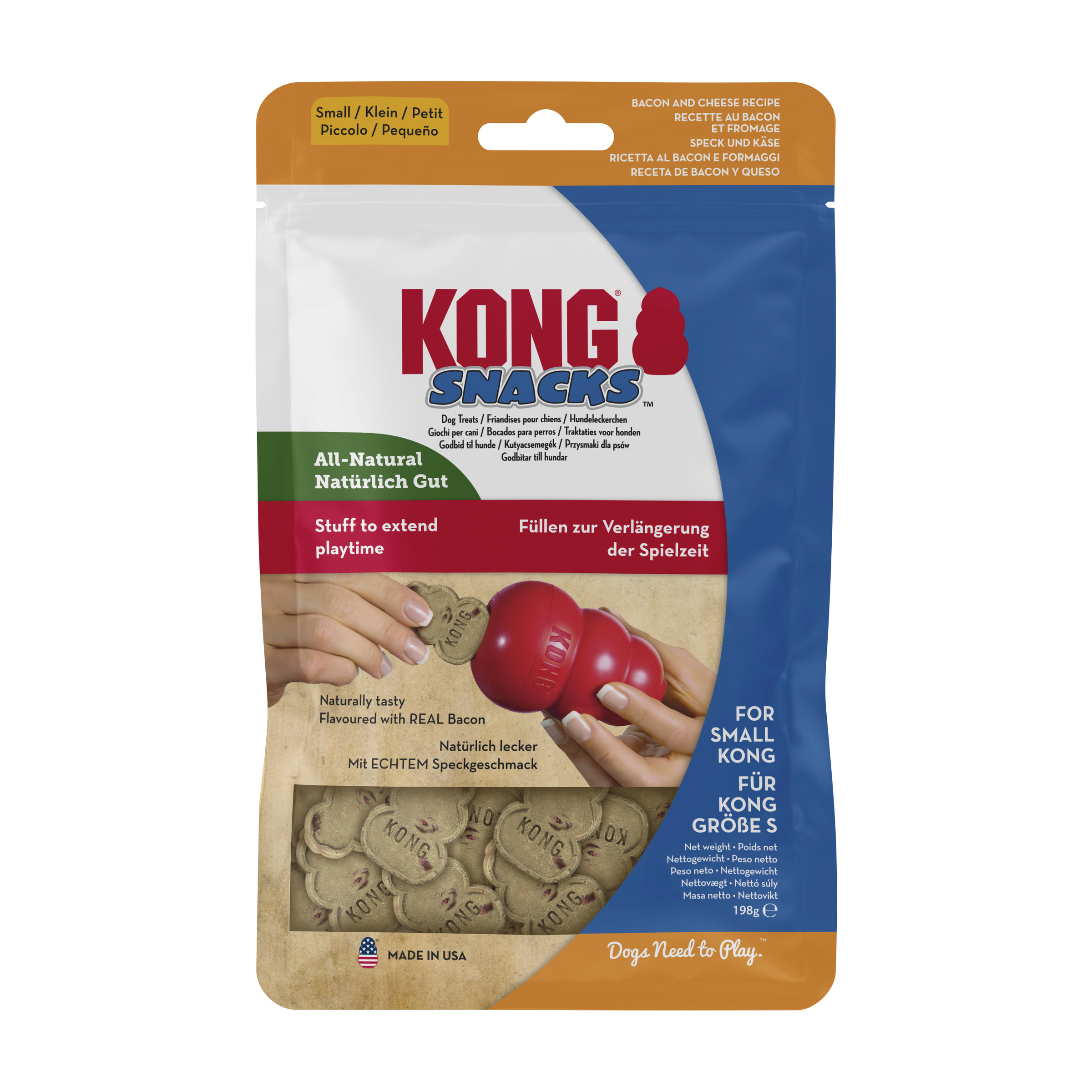 KONG Snacks bacon&cheese 198 g