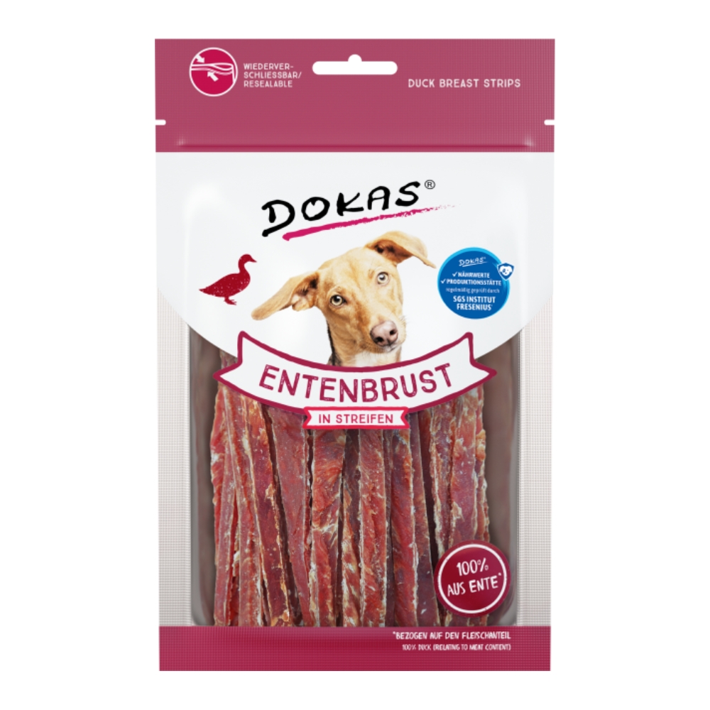 DOKAS Szárított kacsamell csíkok 70 g