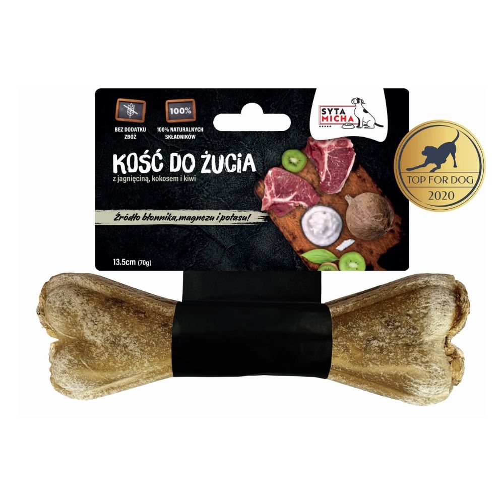 Syta Micha Chewing Bone Rágócsont Báránnyal, kiwivel és kókusszal 13,5 cm