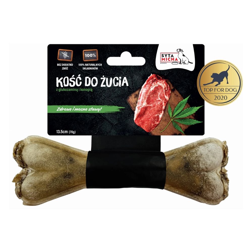 Syta Micha Chewing Bone Rágócsont Marhahússal és Kenderrel 13,5 cm