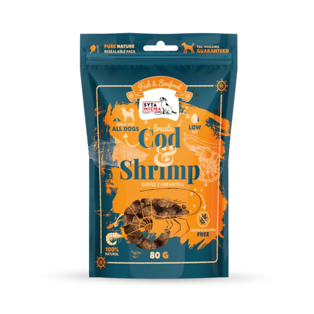 Syta Micha Fish & Seafood - tőkehal & garnélarák 80 g